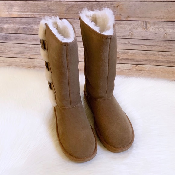 UGG Chestnut Suede Klea Boots - Picture 3 of 8